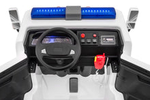 Load image into Gallery viewer, Big Rig Rescue 4WD Remote Control Ride On 2 Seat Police Truck With Rubber Tires