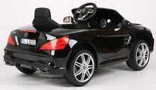Load image into Gallery viewer, Pink Mercedes SL500 Remote Control Ride On Coupe With Rubber Tires for Toddlers