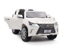 Load image into Gallery viewer, Lexus LX 570 Toddler 4WD Remote Control Ride On Car With 2 Seats and Touchscreen
