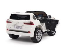 Load image into Gallery viewer, Lexus LX 570 Toddler 4WD Remote Control Ride On Car With 2 Seats and Touchscreen

