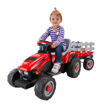 Load image into Gallery viewer, Case IH Lil Ride On Tractor &amp; Trailer
