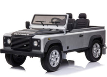 Load image into Gallery viewer, Land Rover Defender Ride On 12V Truck with 2.4G Remote Control Two Seater

